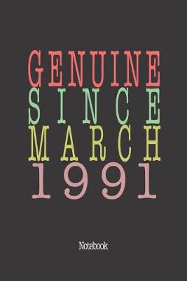 Book cover for Genuine Since March 1991