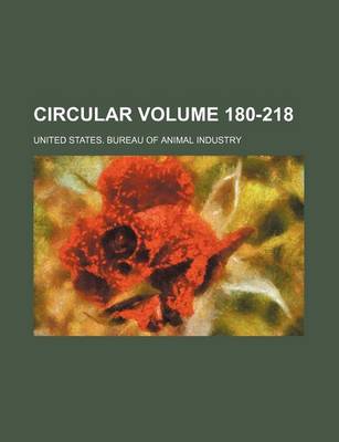 Book cover for Circular Volume 180-218