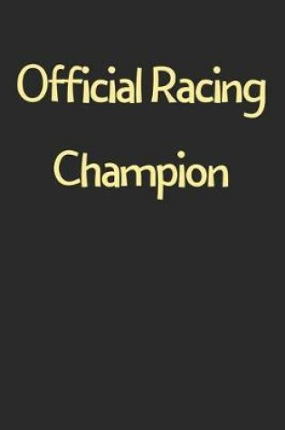 Cover of Official Racing Champion