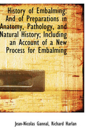 Cover of History of Embalming