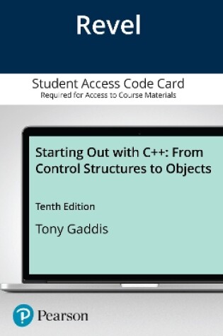 Cover of Revel Access Code for Starting Out with C++ from Control Structures Through Objects