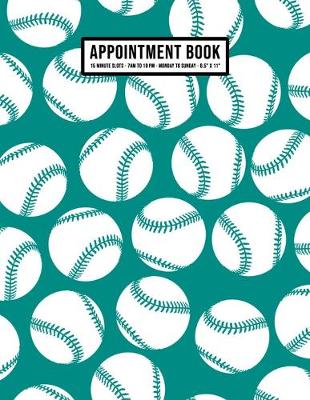 Book cover for Softball Appointment Book