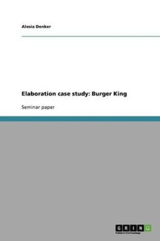 Cover of Elaboration case study