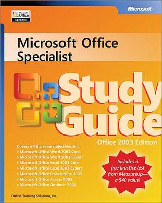 Cover of Microsoft(r) Office Specialist Study Guide Office 2003 Edition