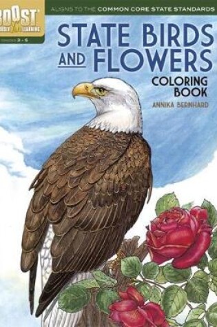 Cover of Boost State Birds and Flowers Coloring Book