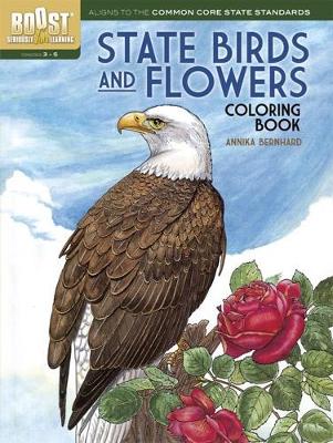 Cover of Boost State Birds and Flowers Coloring Book