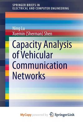 Book cover for Capacity Analysis of Vehicular Communication Networks