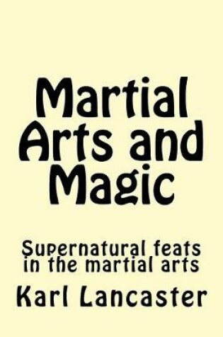 Cover of Martial Arts and Magic