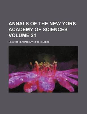 Book cover for Annals of the New York Academy of Sciences Volume 24