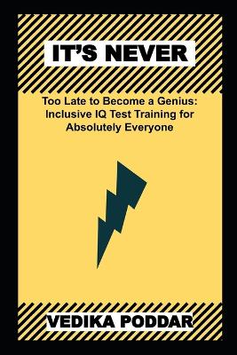 Cover of It's Never too Late to Become a Genius