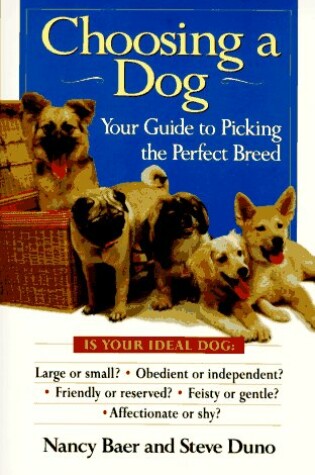 Cover of Choosing a Dog