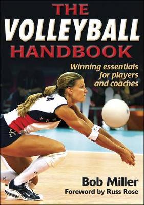 Book cover for The Volleyball Handbook