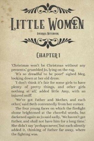 Cover of Little Women Journal Notebook