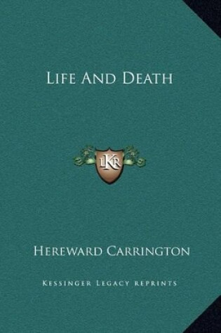 Cover of Life And Death