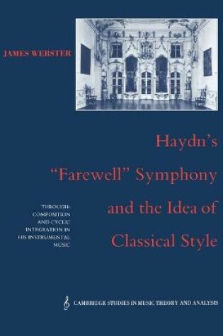 Cover of Haydn's 'Farewell' Symphony and the Idea of Classical Style