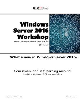 Book cover for Windows Server 2016 Workshop