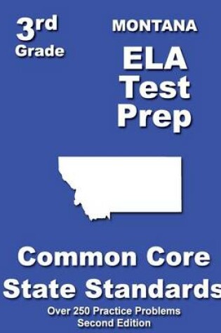 Cover of Montana 3rd Grade ELA Test Prep