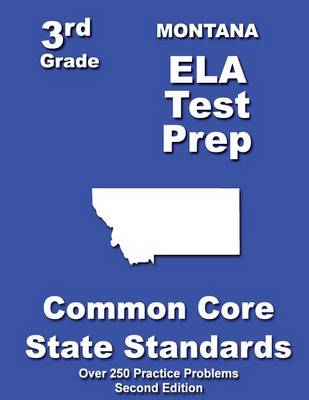 Book cover for Montana 3rd Grade ELA Test Prep