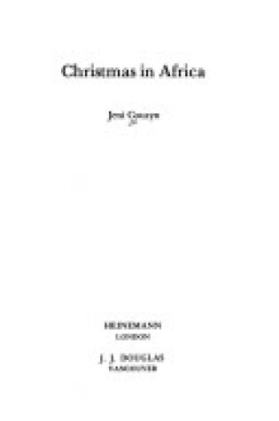 Cover of Christmas in Africa