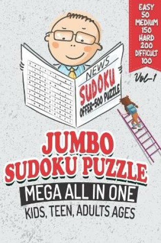 Cover of Jumbo Sudoku Puzzle Mega All in One