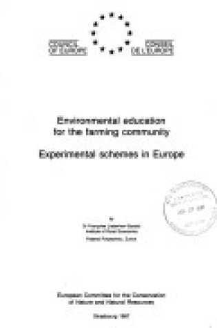 Cover of Environmental education for the farming community