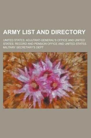 Cover of Army List and Directory