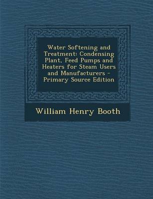 Book cover for Water Softening and Treatment