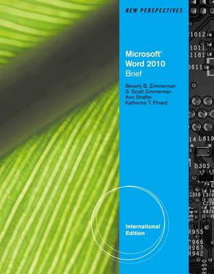 Book cover for New Perspectives on Microsoft Office Word 2010