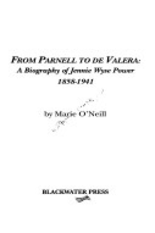 Cover of From Parnell to De Valera