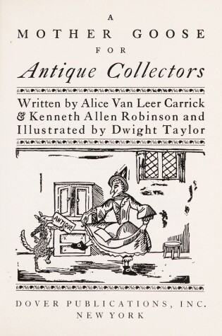 Cover of Mother Goose for Antique Collectors