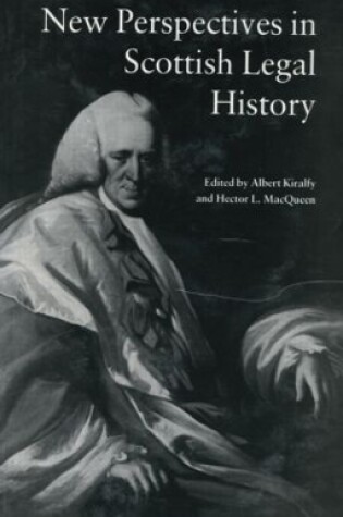 Cover of New Perspectives in Scottish Legal History