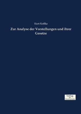 Book cover for Zur Analyse der Vorstellungen und ihrer Gesetze