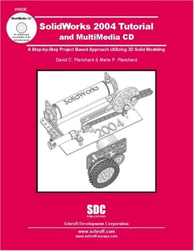 Book cover for SolidWorks 2004 Tutorial and Multimedia