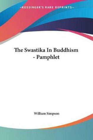 Cover of The Swastika In Buddhism - Pamphlet