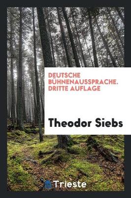 Book cover for Deutsche Buhnenaussprache