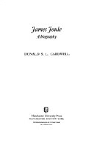 Cover of James Joule