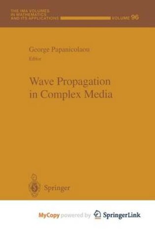 Cover of Wave Propagation in Complex Media