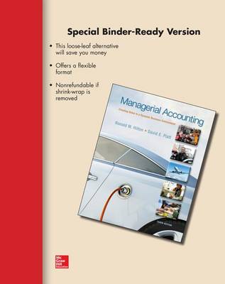 Book cover for Loose Leaf Managerial Accounting with Connect Access Card