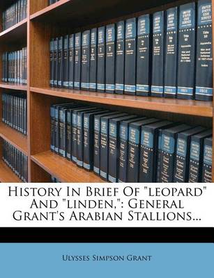 Book cover for History in Brief of Leopard and Linden,