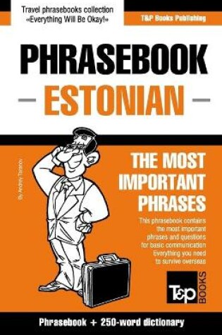 Cover of English-Estonian phrasebook & 250-word mini dictionary