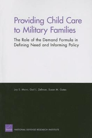 Cover of Providing Child Care to Military Families