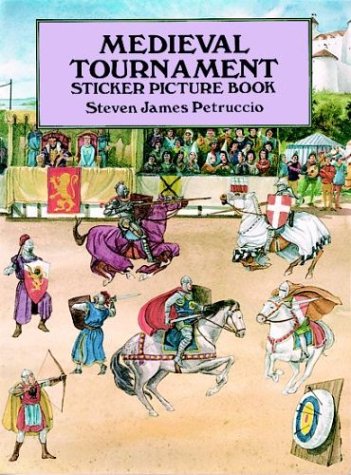 Book cover for Mediaeval Tournament Sticker Picture Book