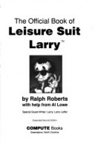 Cover of Official Book of Leisure Suit Larry