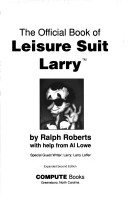 Book cover for Official Book of Leisure Suit Larry