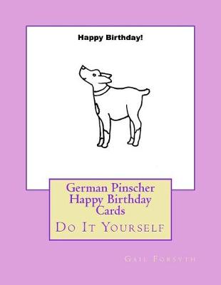 Book cover for German Pinscher Happy Birthday Cards