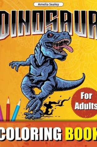 Cover of Prehistoric Animals Coloring Book for Adults