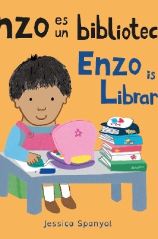 Cover of Enzo es un bibliotecario/Enzo is a Librarian
