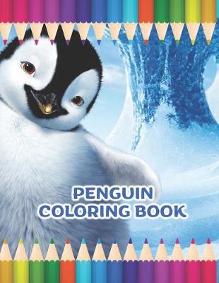 Book cover for Penguin Coloring Book