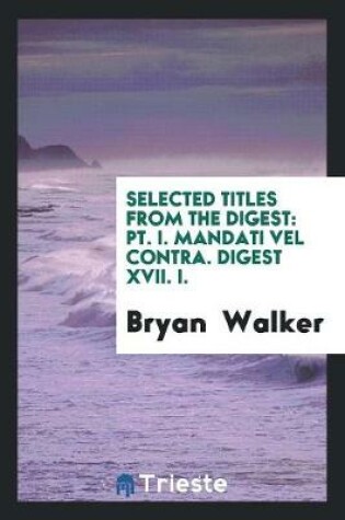 Cover of Selected Titles from the Digest