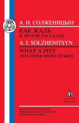 Book cover for What a Pity